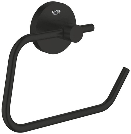 Держатель для туалетной бумаги GROHE Essentials, черный матовый (1024722430)