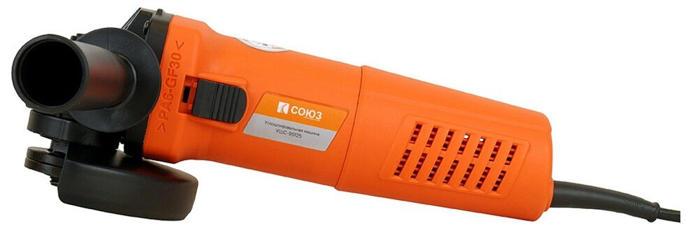 Машина углошлифовальная СОЮЗ УШС-95125 125мм,1000Вт,11000об/мин, блок. шпинд.