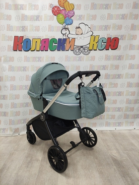 Коляска модульная 3в1 Farfello Baby shell 2024 зелёный