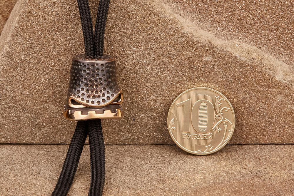 Бусина для темляка Рубль (биметалл) от мастерской Братьев Пешковых