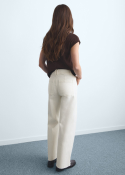 Джинсы-кюлоты Catherin с высокой талией