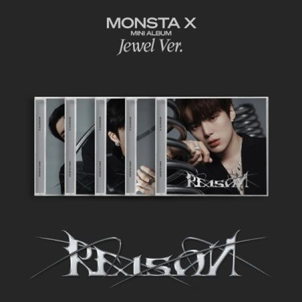 Альбом MONSTA X - REASON 12th Mini Album Jewel Case 5 Version SET