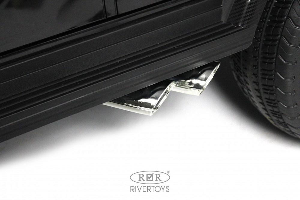 Детский электромобиль RiverToys Mercedes Benz G63 Y777YY BLACK-GLANEC/черный глянец