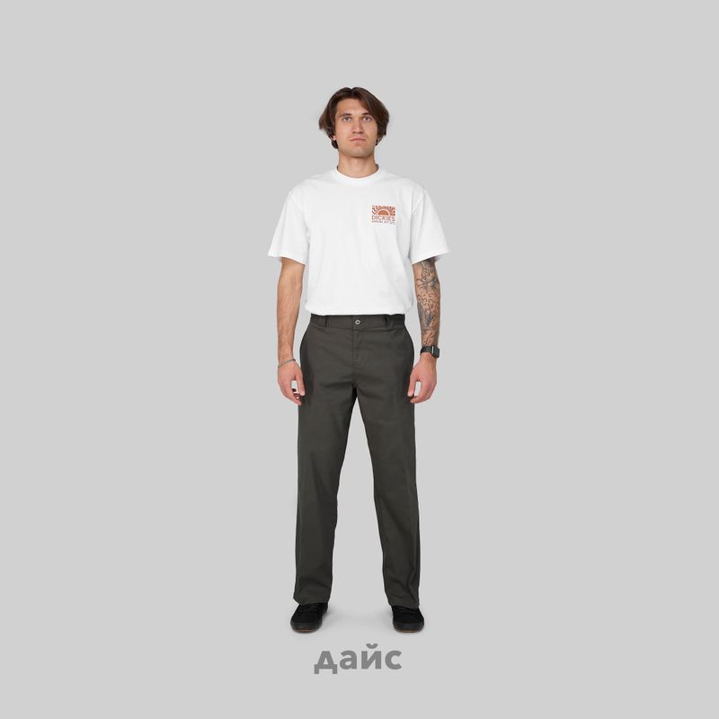 Брюки мужские Dickies Skateboarding Jamie Foy Loose Straight Twill Pants артикул:WPJ01OG - купить в магазине Дайс