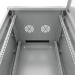 Шкаф настенный 19", 12U Cabeus SH-05F-12U60/45m-R