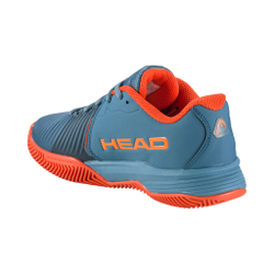 Детские теннисные кроссовки HEAD Revolt Pro 4.0 Clay Court Shoe Kids - Blue, Orange