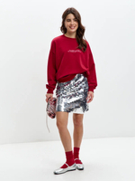 свитшот в цвете брусника «мечтатели»