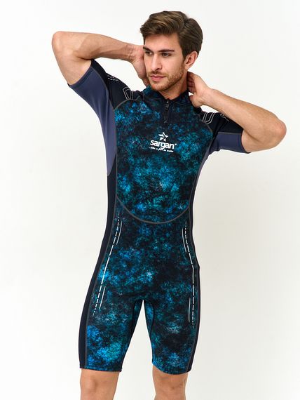 Гидрокостюм Sargan Nero 2.0 Shorty men 2 мм GalaxyAPE-09/черный