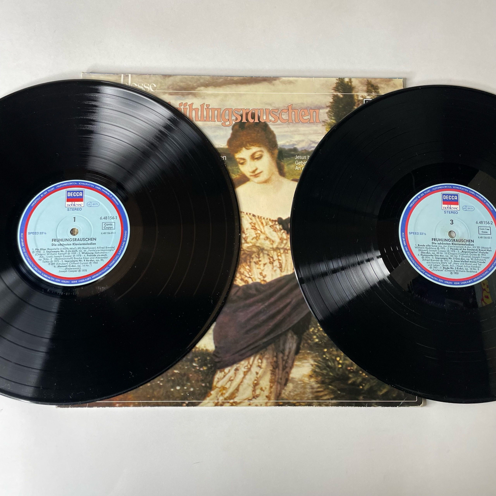 Винтажная виниловая пластинка LP Сборник Классической Музыки Fruhlingsrauschen Весенний Шум (Германия 1984)