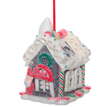 7645368 Новогоднее украшение "Домик" с подсветкой