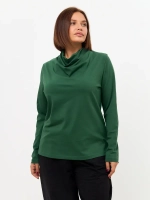 Лонгслив с цельнокроеным воротником