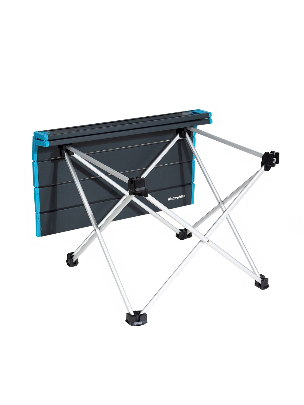 Стол складной Naturehike FT08 серый из сплава алюминия, с чехлом (NH19Z008-Z)