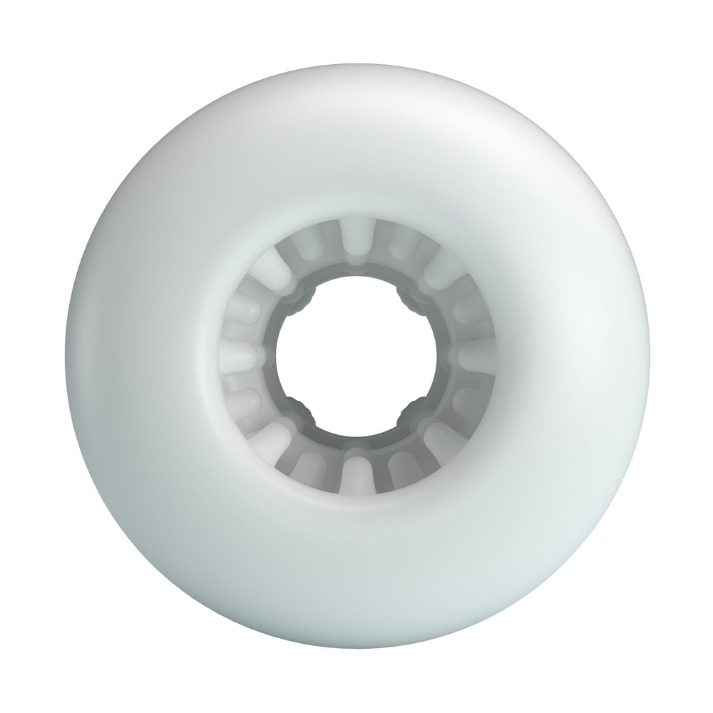 Белый сквозной мастурбатор Crystle (Цвет: белый)