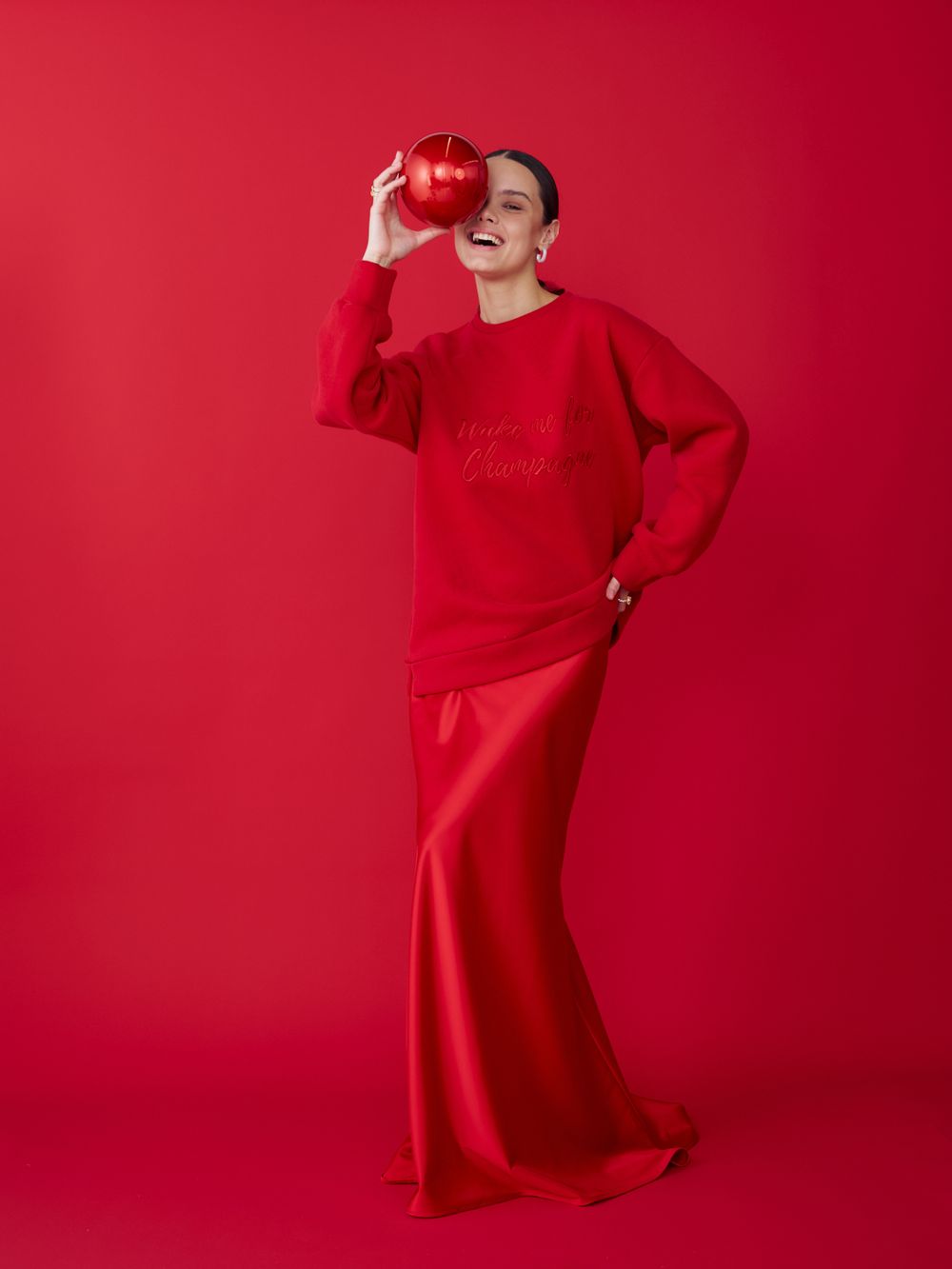 СВИТШОТ CHAMPAGNE RED