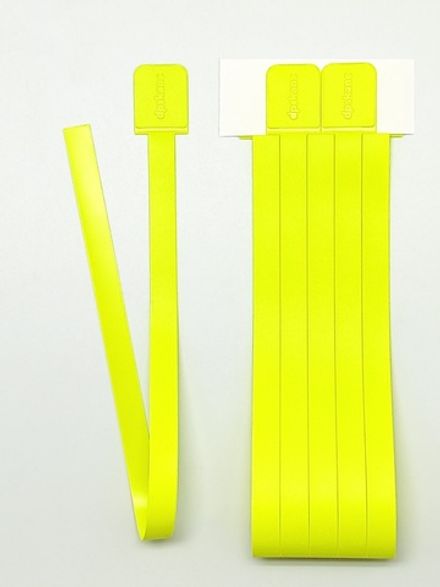 Закладка-ляссе для формата А4, Лаймовый, самоклеящаяся, 6 лент, ДПС