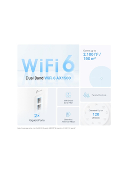 TP-Link Deco X10(2-pack) AX1500 Домашняя Mesh Wi-Fi система