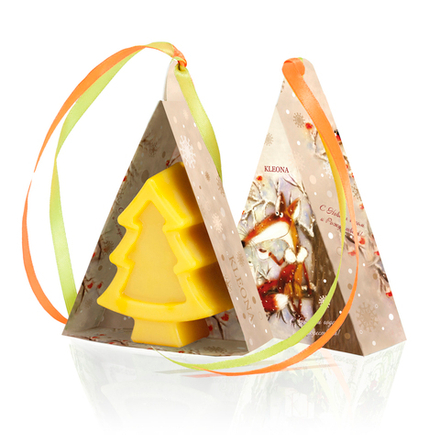 Kleona Мыло кусковое Рождественский мандарин, 78 г