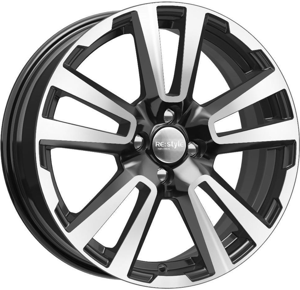 K&amp;K KC874 (Vesta Cross) 6.5x17 5x114.3 ET 49 Dia 67.1 (алмаз черный)