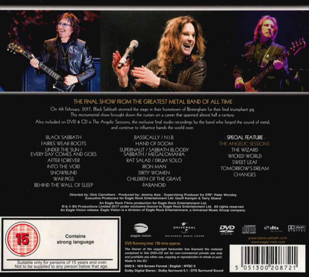 Black Sabbath / The End (DVD+CD)
