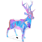 Фигура светодиодная «Северный олень» 51*118*145 см 600 ламп LED, 220V, Белый