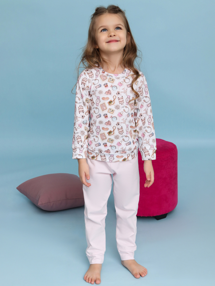 8201 Пижама из хлопка Mini-kids/ Cotton pyjamas/ Pigiama di cotone (080 см / DREAMS OF... 080-164 / Rita Romani)
