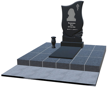 Готовое ритуальное сооружение 1,8м*1,8м (под ключ)