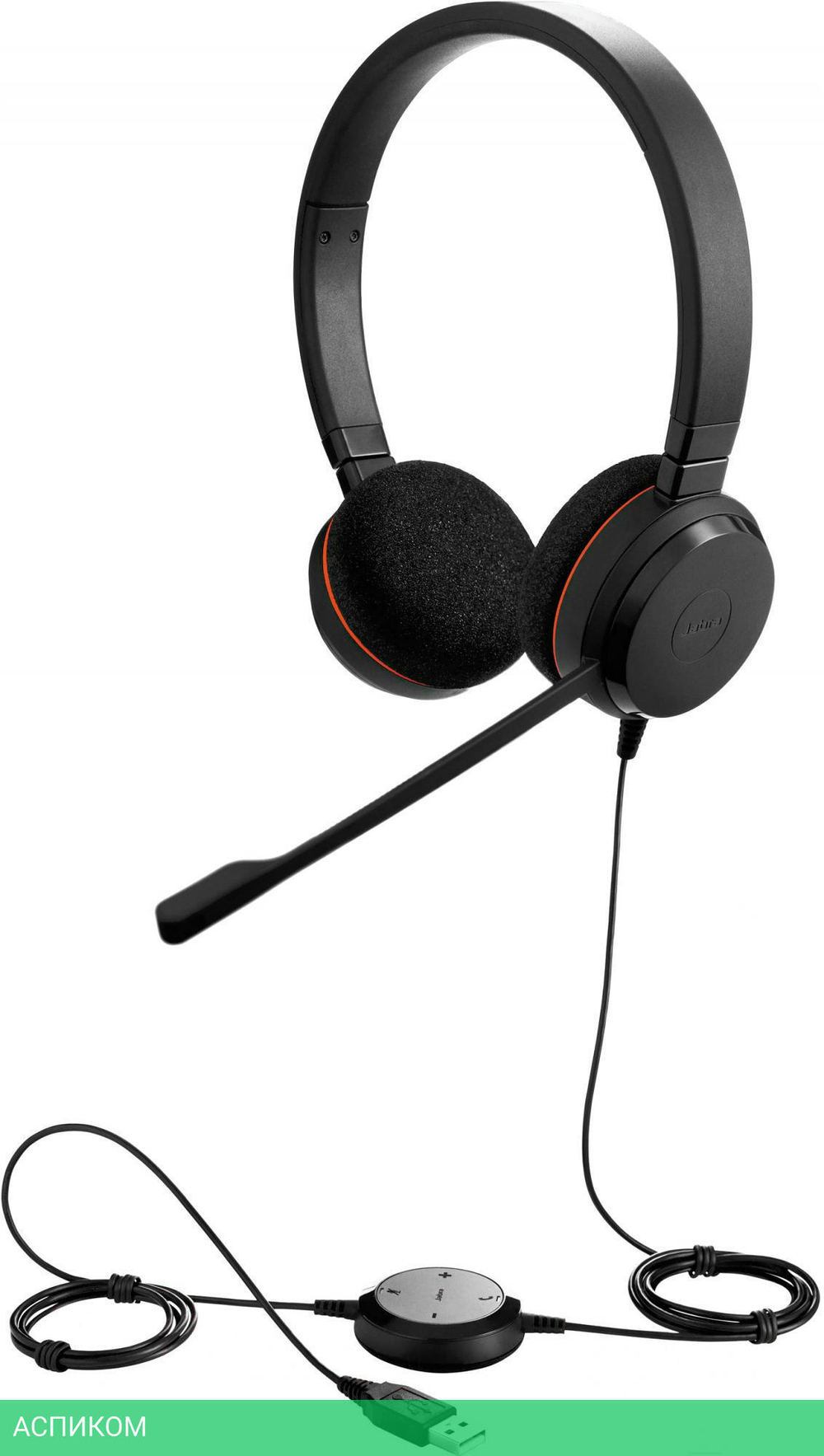 Наушники Jabra Evolve 20 MS черный (4999-823-109)