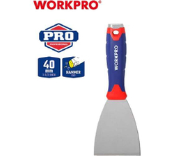 Шпатель WORKPRO гибкий, нержавеющая сталь, 100 мм WP321012