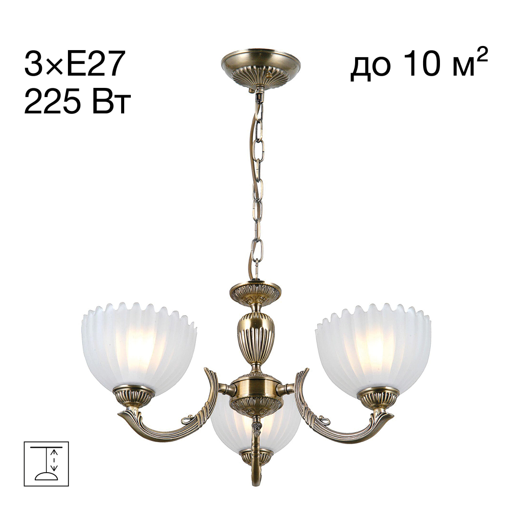 Citilux Севилья CL414133 Люстра подвесная Бронза