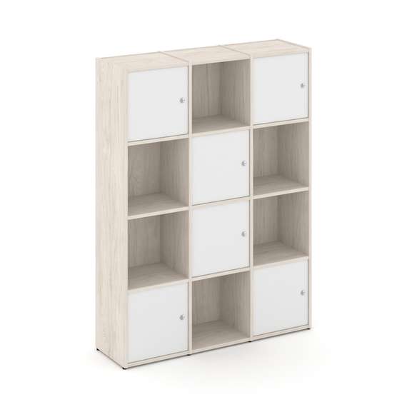 Locker plus Комплект №6 LK.K-006 Денвер Светлый/Белый 1188*350*1593