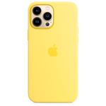 Силиконовый чехол с поддержкой MagSafe Apple Silicone Case для iPhone 13 Pro Max, Lemon Zest (Лимонная цедра)