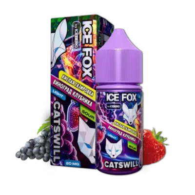 Жидкость ICE FOX & CATSWILL SOUR Salt 2% STRONG 30 ml