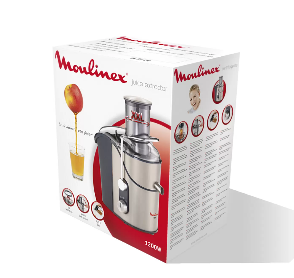 Соковыжималка центробежная Moulinex XXL JU655Н30 (q)