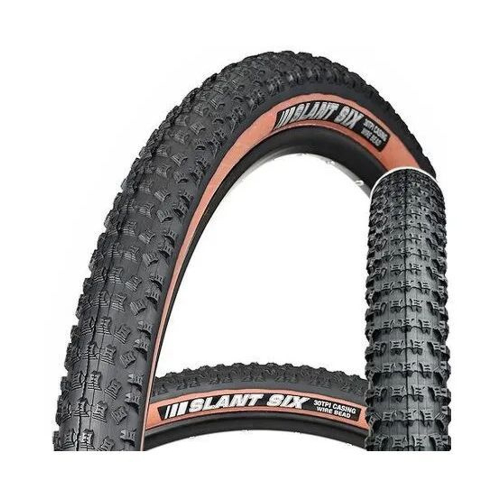 Покрышка 27.5"х2.35 (60-584) K1080 SLANT SIX PRO 30TPI КОРИЧНЕВАЯ БОКОВИНА, средний PREMIUM KENDA
