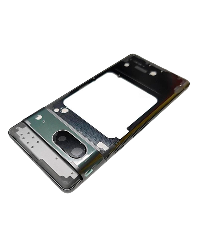 Средняя часть корпуса (рамка) для Google Pixel 7 черная (Obsidian)