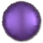 Шар фольгированный Круг 43 см (Фиолетовый)