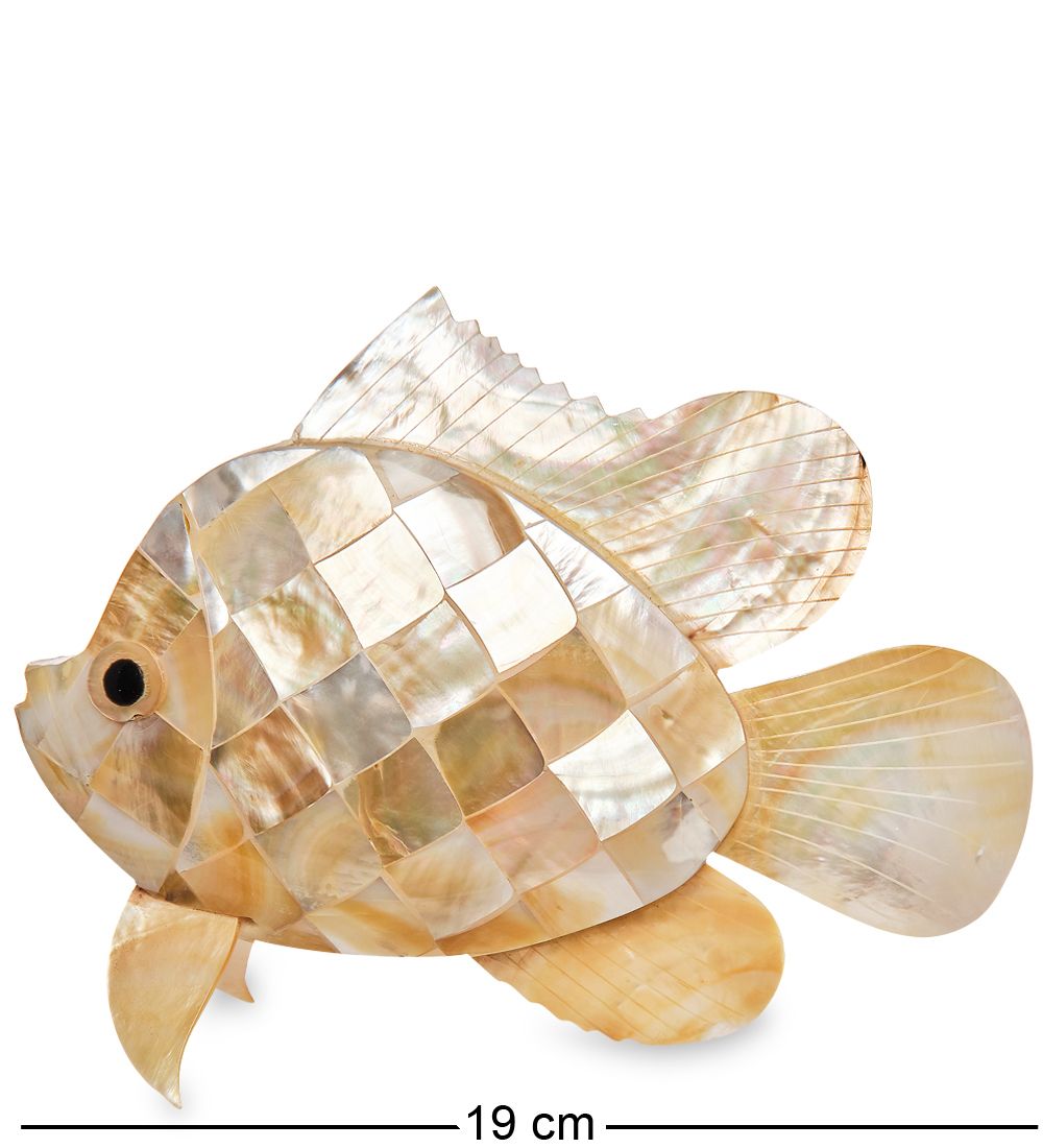 Decor and Gift 54-008-03 Декоративное изделие из перламутра «Рыба»