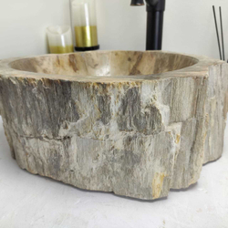 Раковина из окаменелого дерева Fossil Basin OD-00417 43x39x15 см