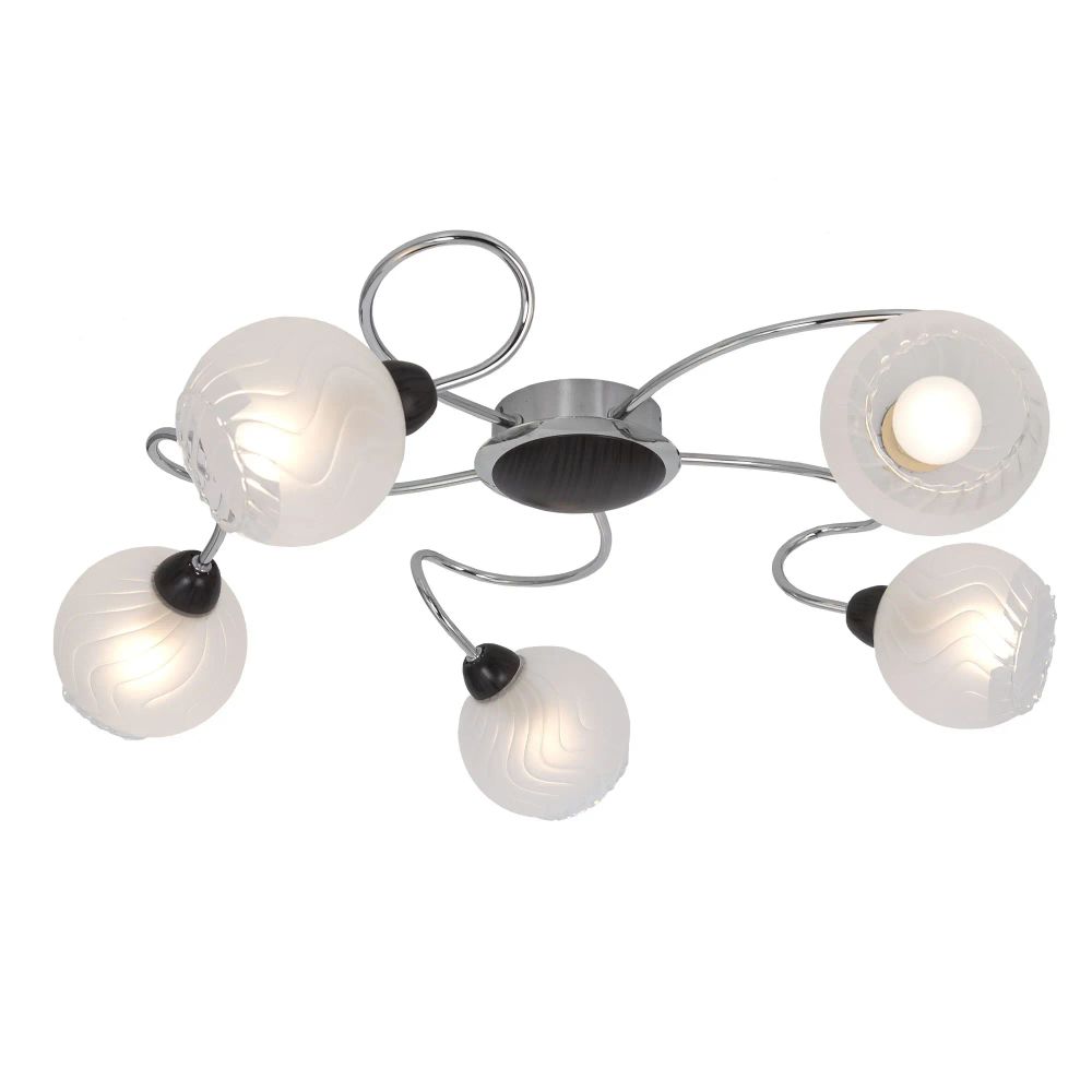 Citilux Одиссей CL130151 Люстра потолочная Венге Хром