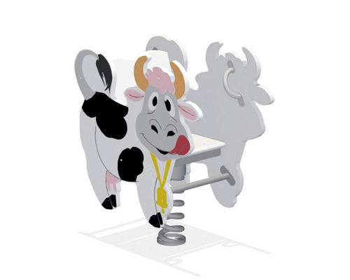 Качалка на одинарной пружине Коровка КБ-27