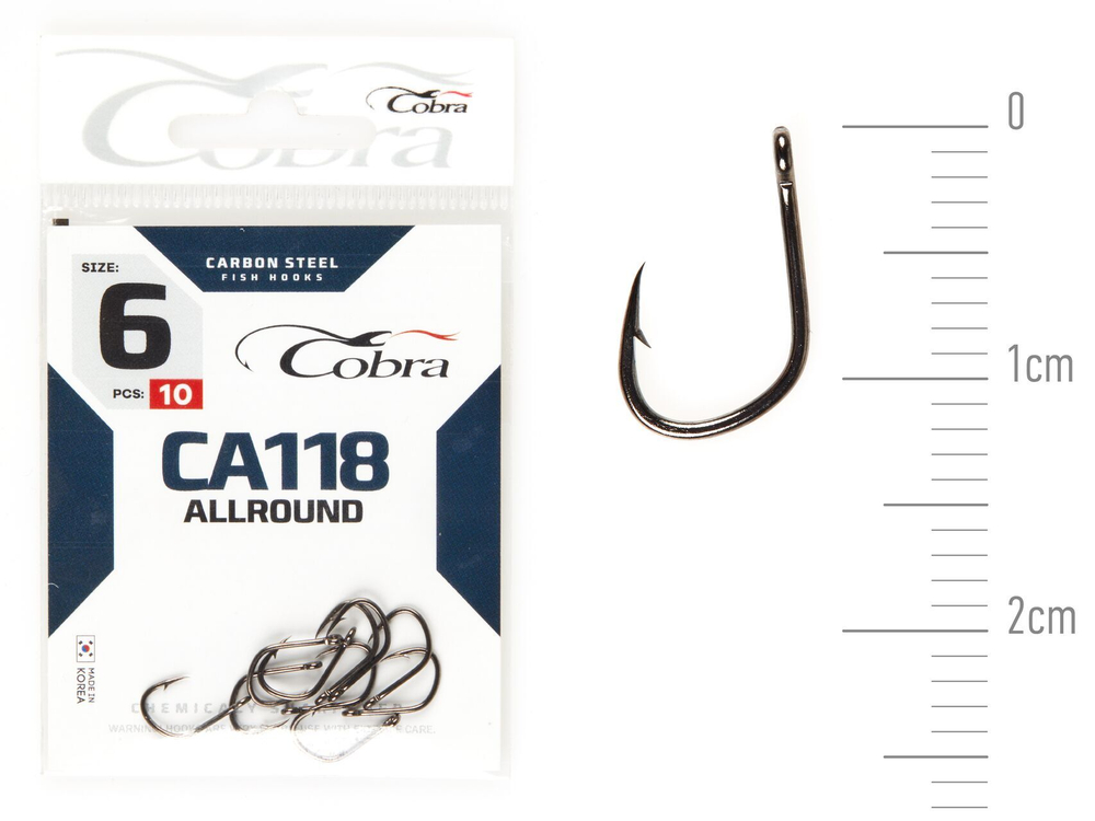 Крючки Cobra Allround HANNA сер. CA118 разм. 006 10шт.