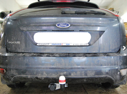 Фаркоп Ford Focus 2 хетчбек 2004-2011, Ford Focus C-MAX 2003-2010, условно-съемный,(без электрики) Трейлер.6011