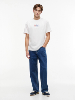 Футболка Tommy Jeans Multi-Crest Logo Ecru