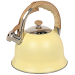 Чайник нерж, 3 л, свист, ручк бакелит, Daniks, жел, MSY-331C