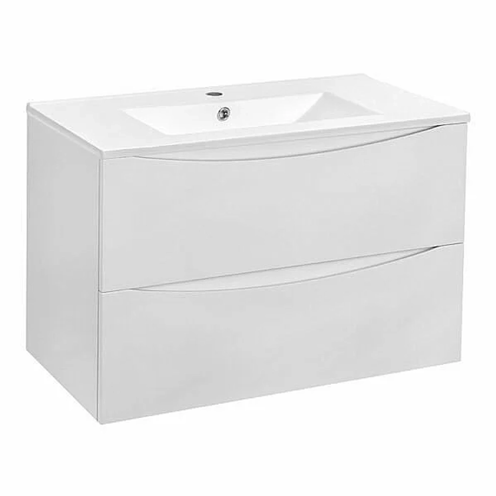 Тумба с раковиной Vincea Mia VMC-2MC800GW + VBS-13980 800 G.White