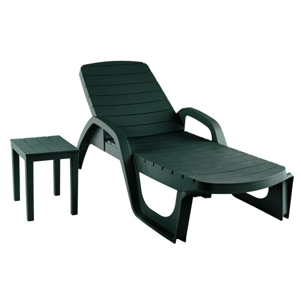 Столик для шезлонга ПРОВАНС 40*30 зеленый