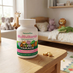 NaturesPlus, Animal Parade®, жевательные мультивитамины для детей, со вкусом арбуза, 90 таблеток в форме животных