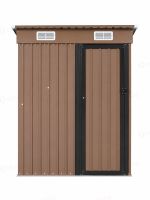 Металлический хозблок 5×3, 148,5×83×184 см