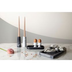 Набор колец для салфеток Marm, Ø5 см, черный мрамор, 2 шт.