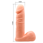 Реалистичный фаллоимитатор 17,5см на трусиках Baile Ultra Passionate Harness Strap-on BW-022011